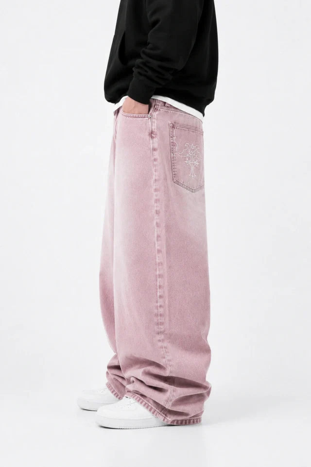 Baggy Pink Jeans