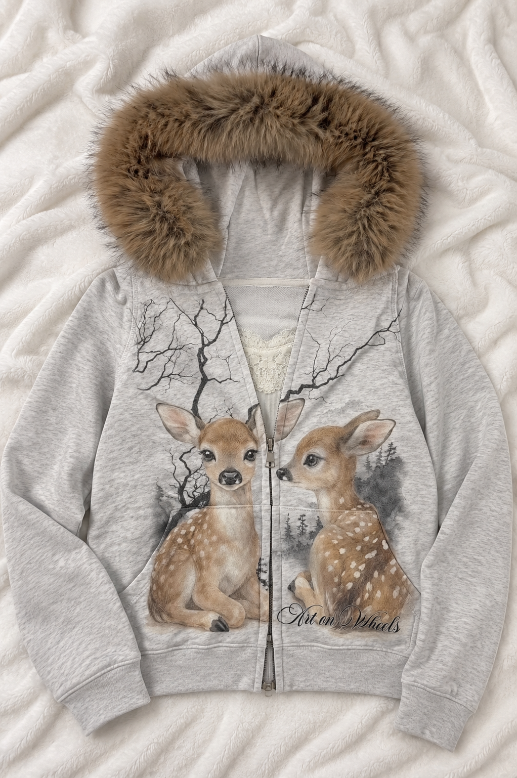 Baby Deer Zip Up
