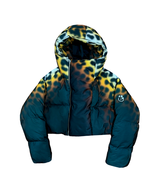 Cheetah Cropped Puffer