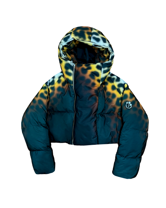Cheetah Cropped Puffer