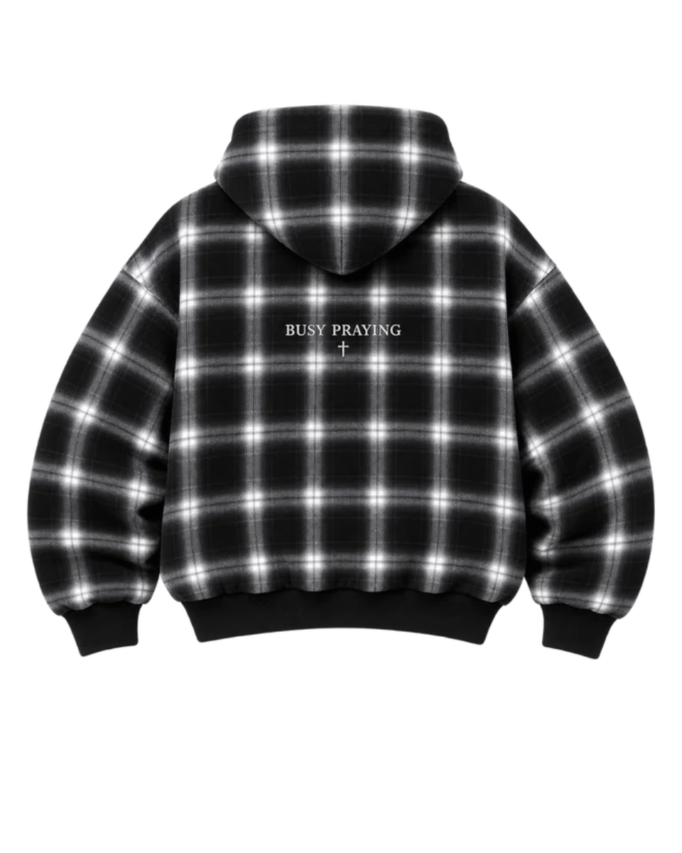 "Busy Praying" Reversible Hoodie