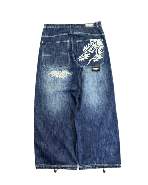 Y2K Dragon Baggy Jeans