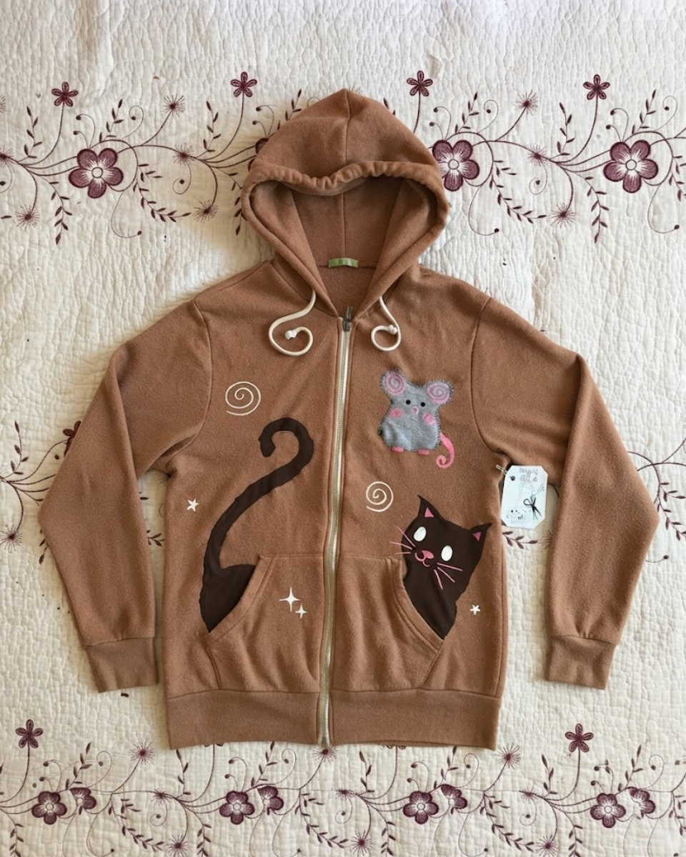 Cat Pocket Hoodie