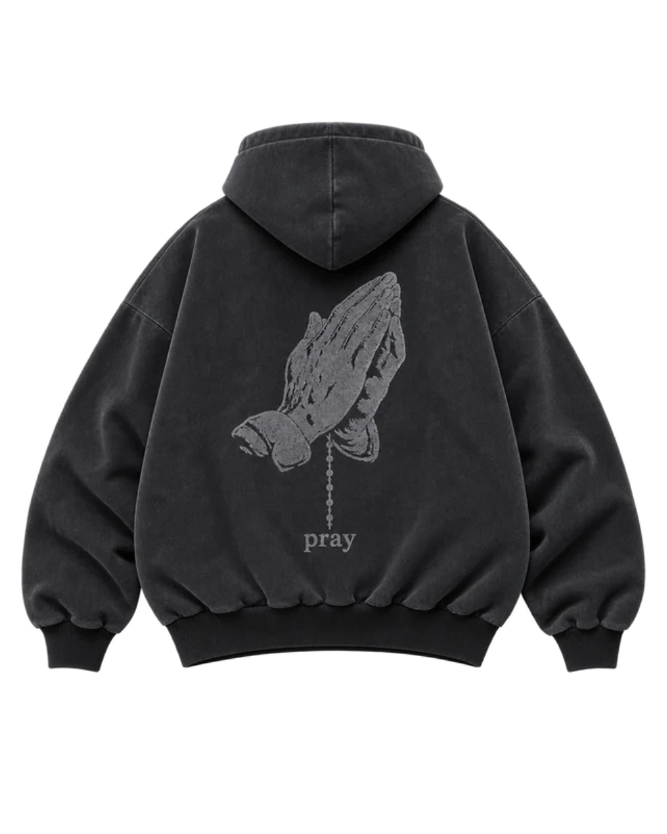 "Busy Praying" Reversible Hoodie