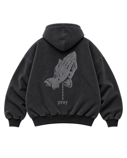 "Busy Praying" Reversible Hoodie