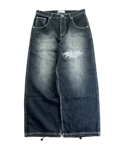 Y2K Dragon Baggy Jeans