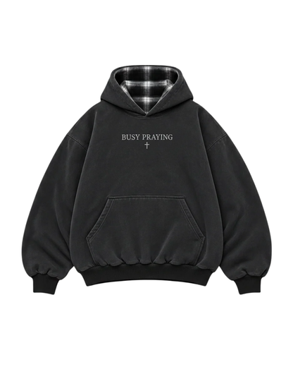 "Busy Praying" Reversible Hoodie