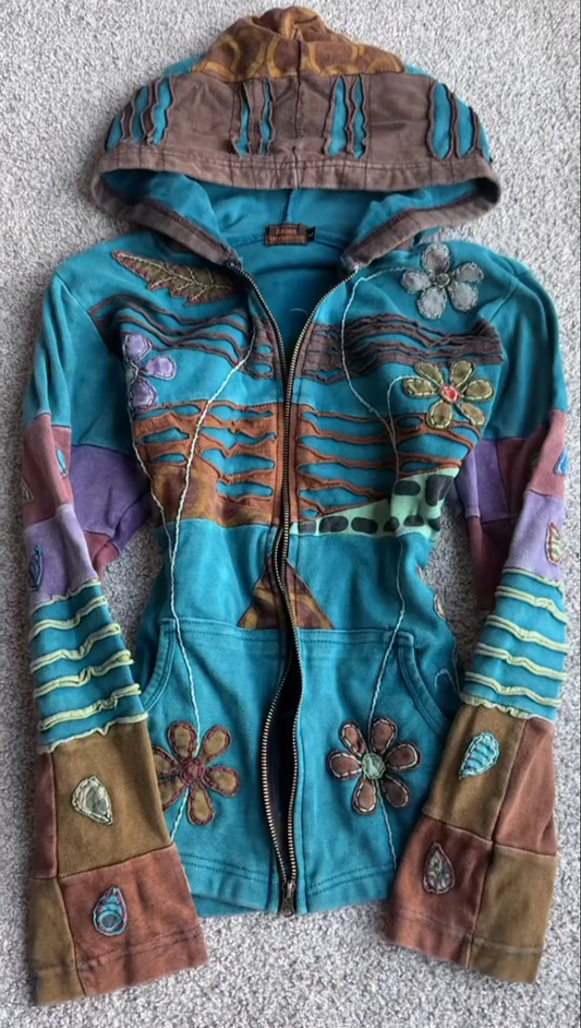 Vintage Pattern Hoodie