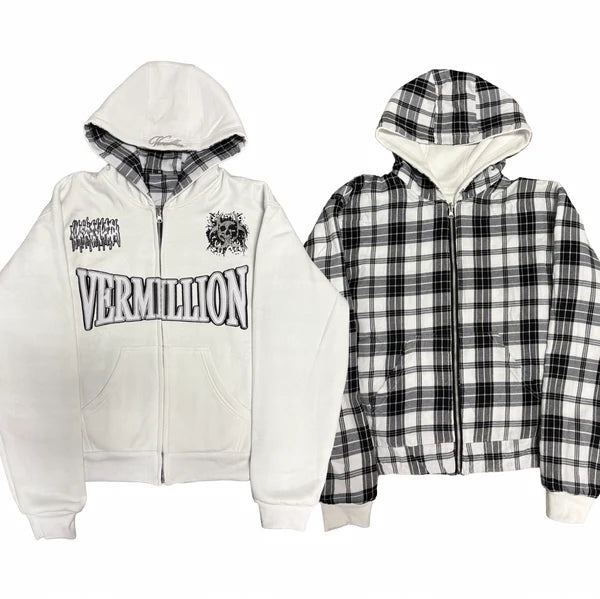 "Biohazard" Reversible Zip