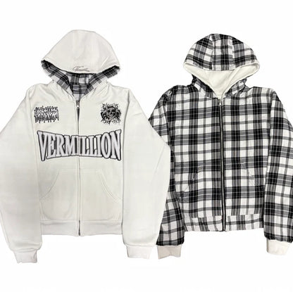 "Biohazard" Reversible Zip
