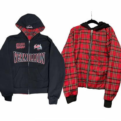 "Biohazard" Reversible Zip