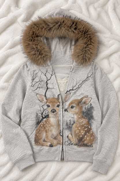 Baby Deer Zip Up