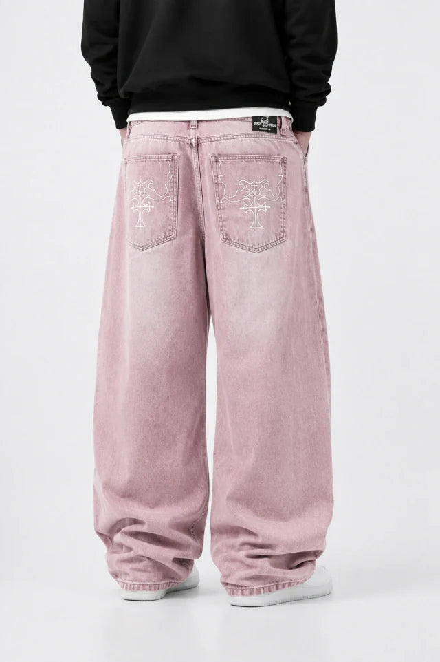 Baggy Pink Jeans