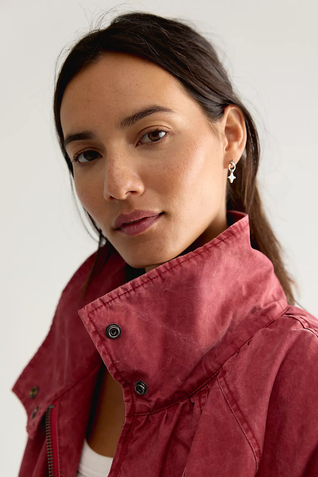 Funnel-Neck Windbreaker